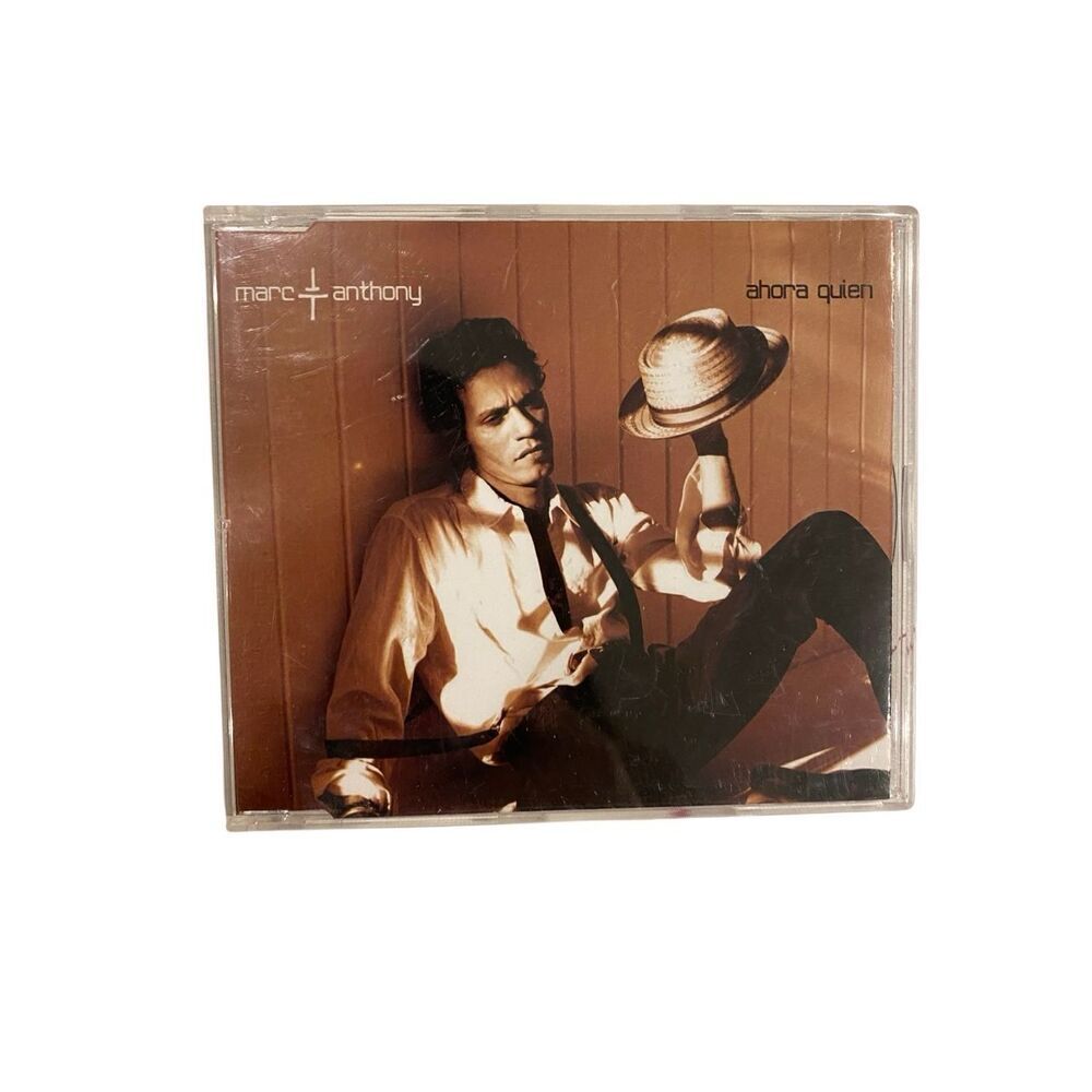 Marc Anthony Ahora Quien CD Single Salsa Latin Pop Columbia Vintage Music